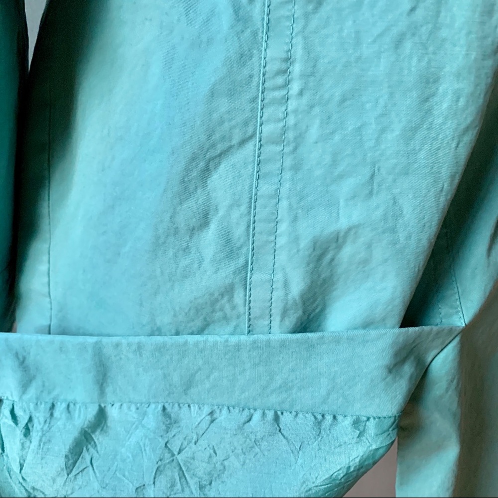 Ann Taylor Sea Foam Trench - Picture 5 of 7